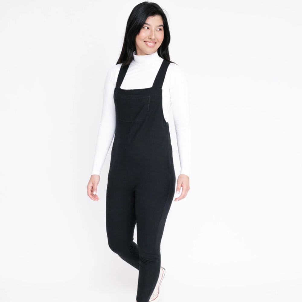 EUC Smash + Tess Romperalls in Midnight Black